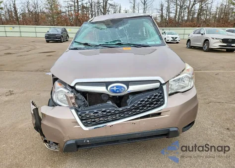 2015 Subaru Forester 2.5I z USA, uszkodzony, nr VIN JF2SJAAC9FH809447